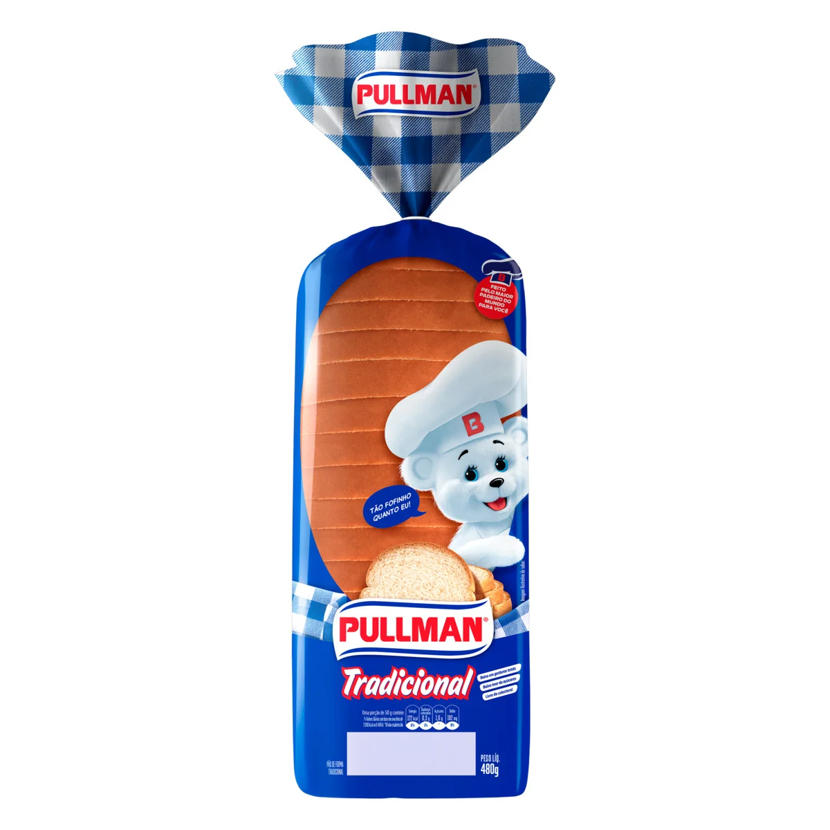 Pão de forma Pullman tradicional